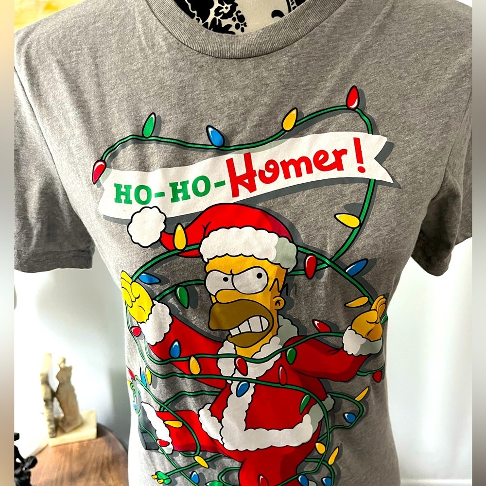 Homer Simpson Christmas T-shirt Size Small NEW  Ho-Ho-Homer